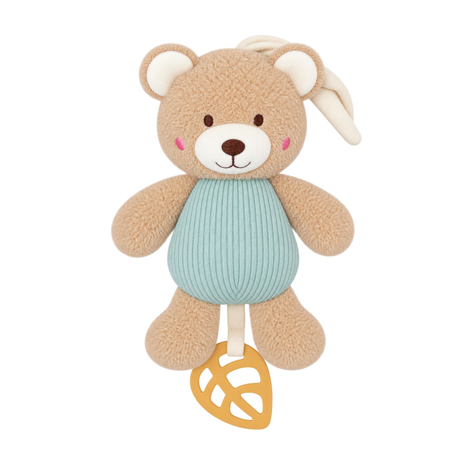 Cute&Cool plišani meda pull sa glodalicom zeleni