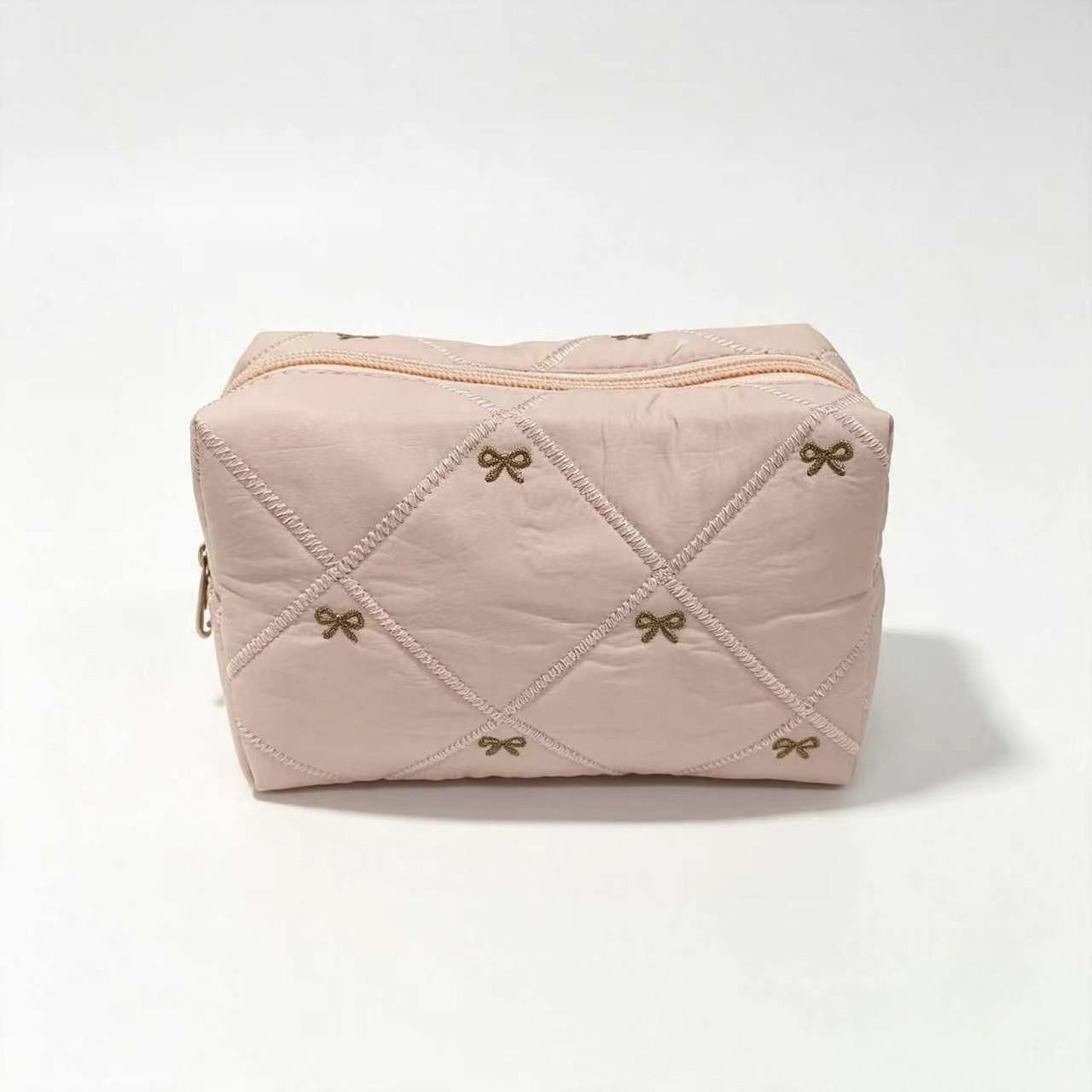 Be cut neseser sa mašnicama, roze 17x13.5x6.5cm