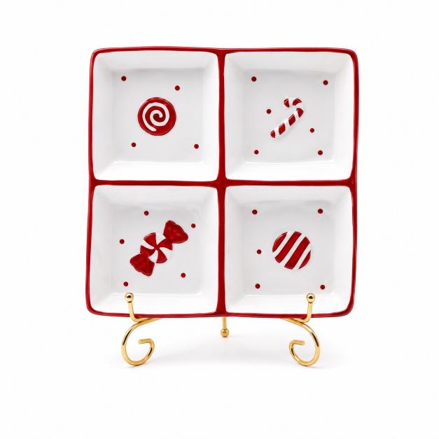Cute&Cool Home dekorativni tanjir bombone 20x20cm