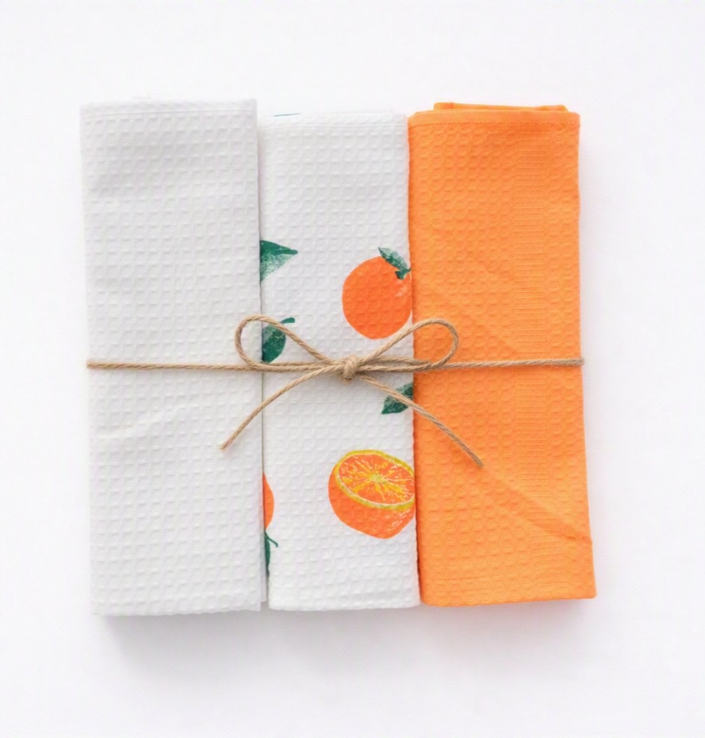 Boris kuhinjske krpe set 3/1, Citrus 