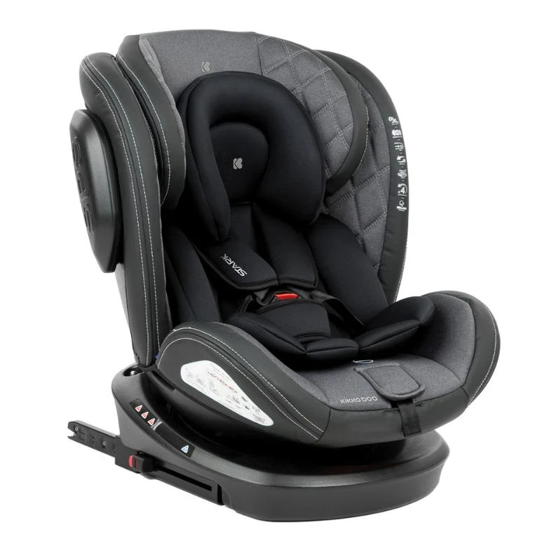 Kikka Boo autosedište stark isofix, dark grey