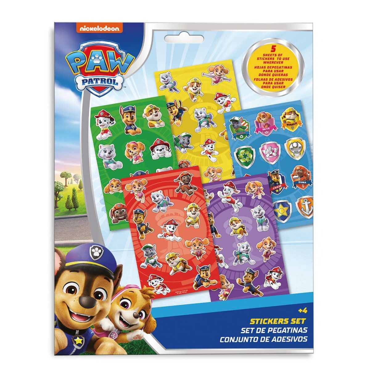 Kids Licensing Paw Patrol set stikera
