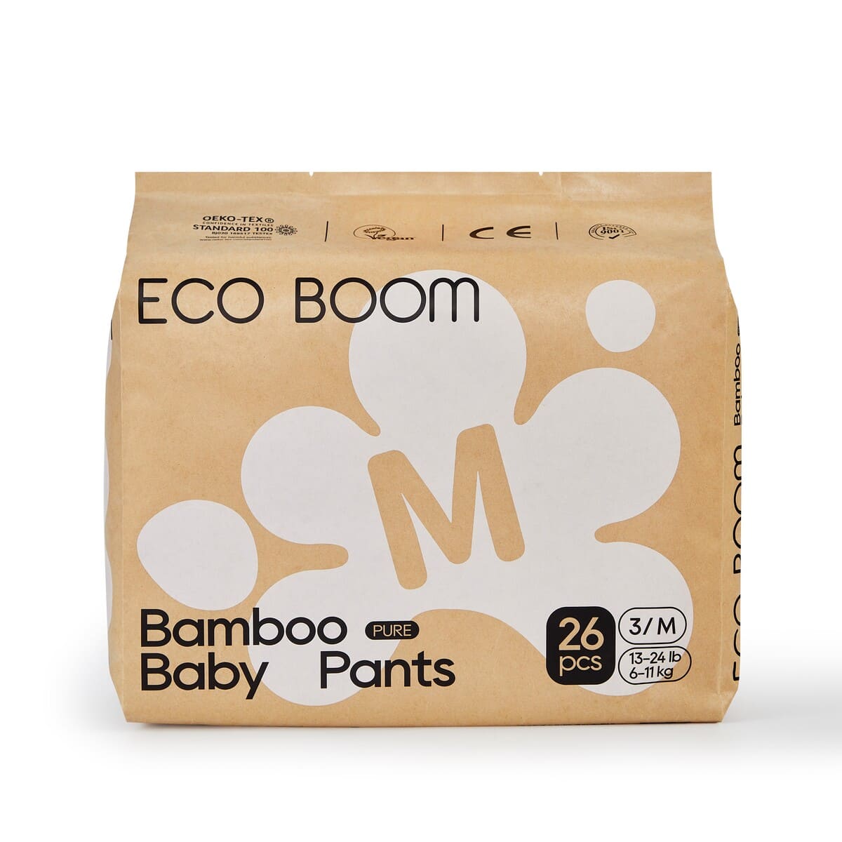 Eco boom pants bioraz.pelene za bebe M 6-11kg26kom 