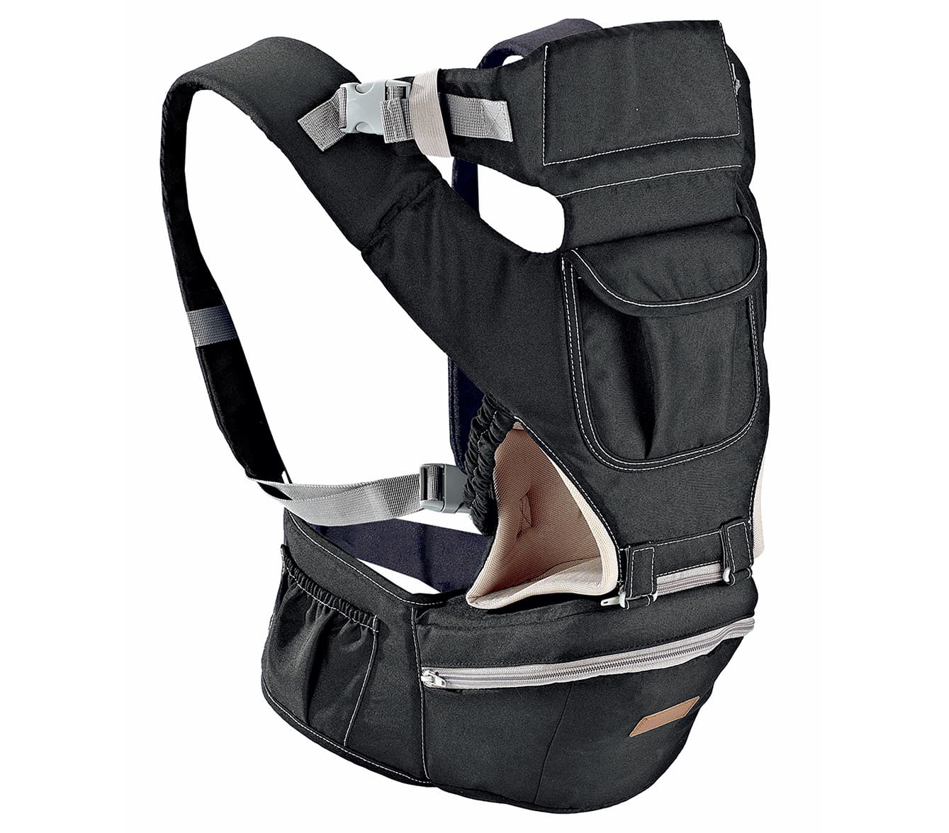 BBO kengur nosiljka Gobaby, black 