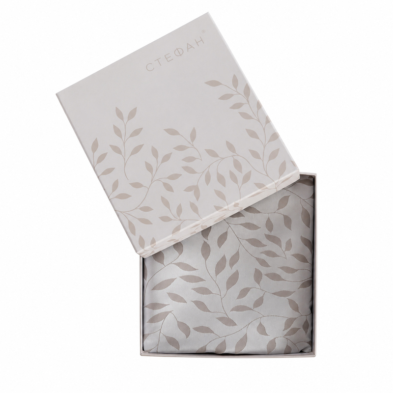Stefan stolnjak Magnolija silver, 140x250 