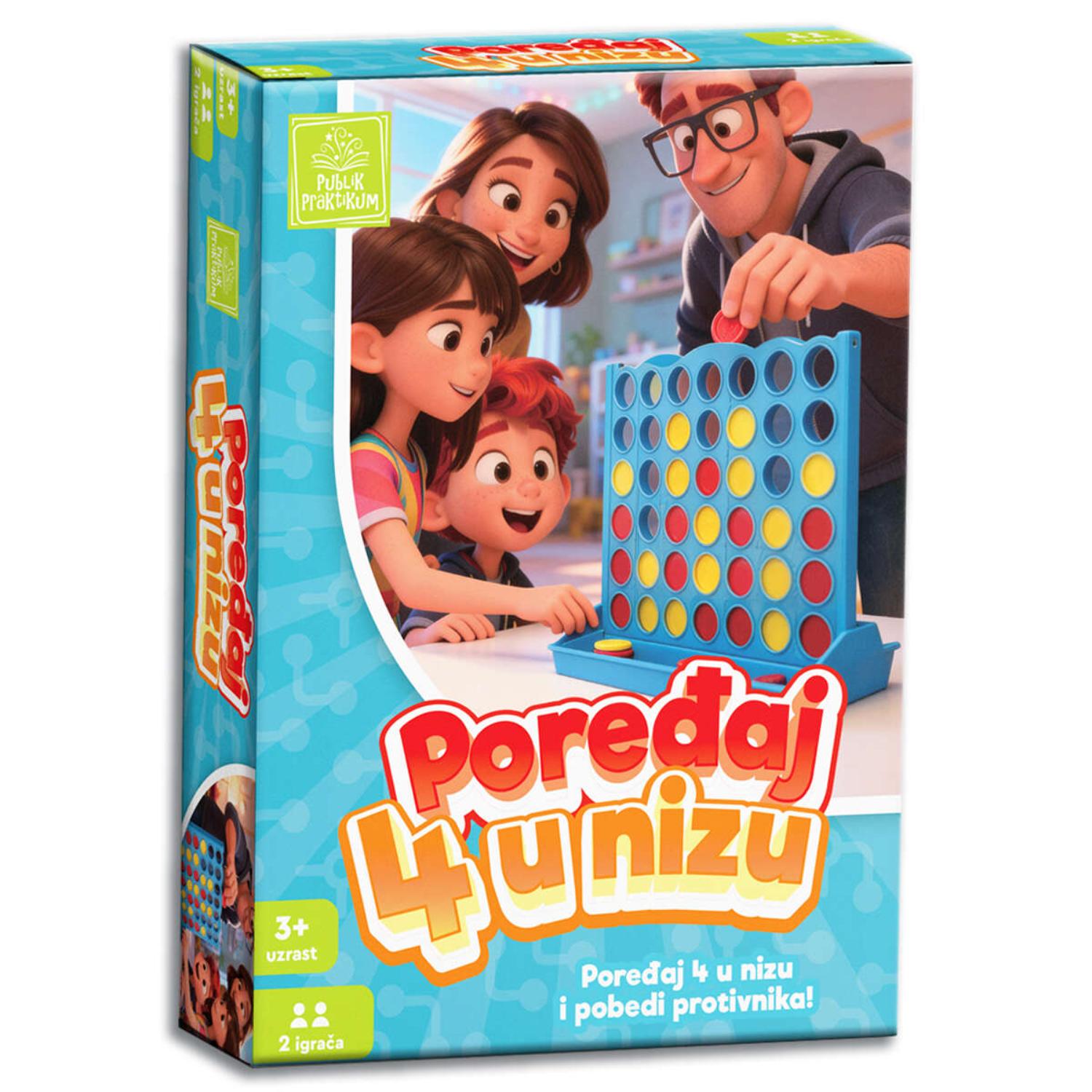 Društvena igra: Poređaj 4 u nizu