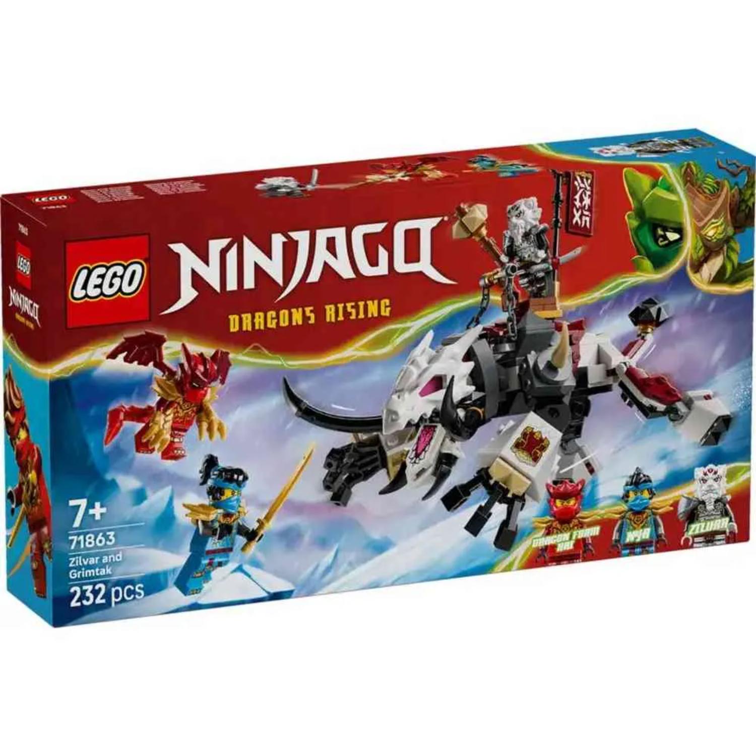 LEGO Ninjago Zilvar and Grimtak The Dragon Beast
