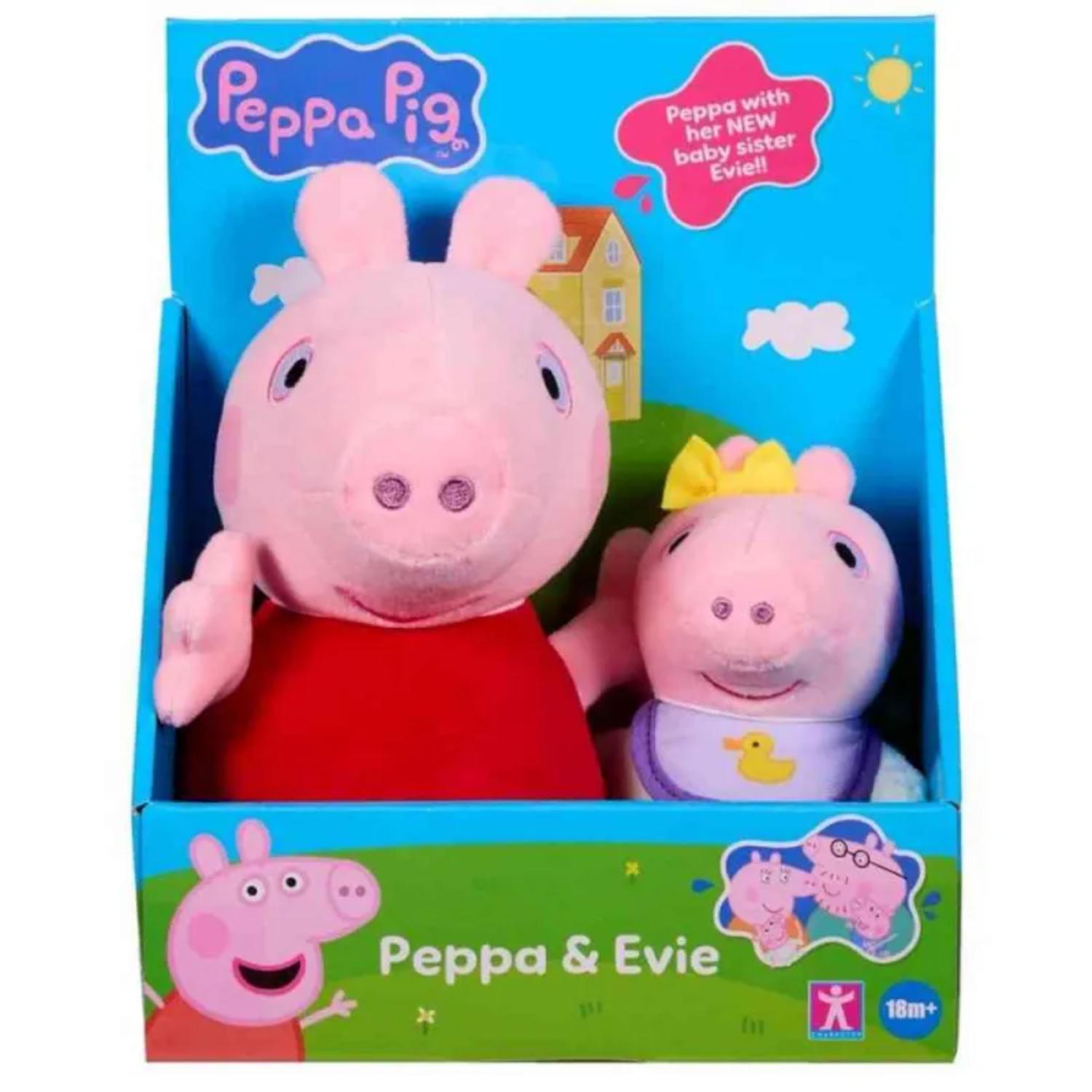Peppa Pig & Baby Pliš 2Pack