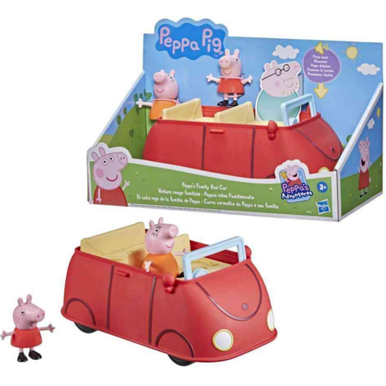 Peppa Pig peppas family red car 