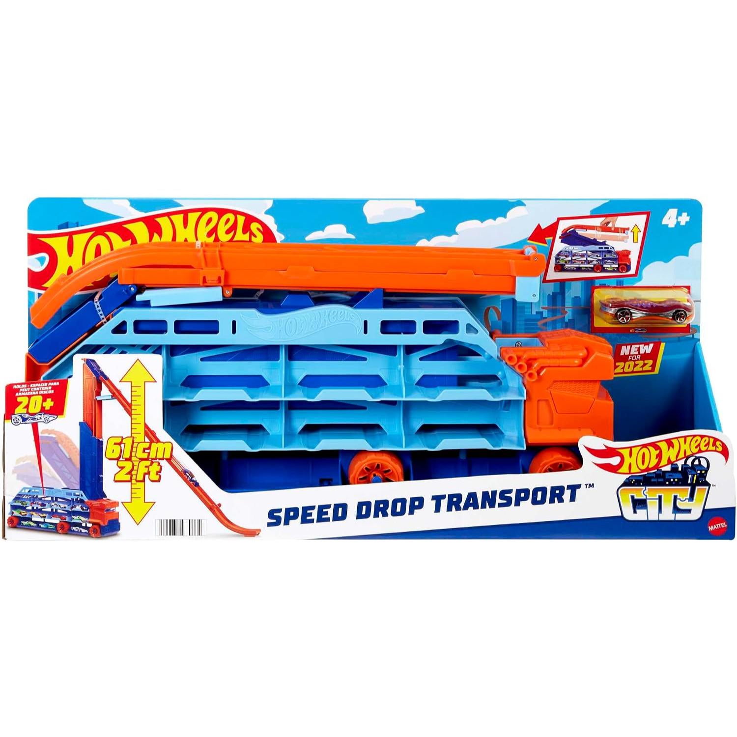 Hot Wheels Speed drop transporter sa stazom