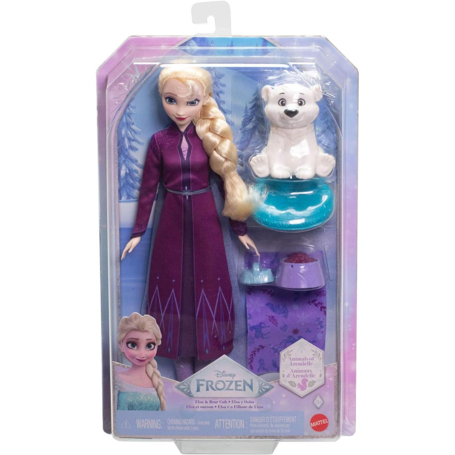 Mattel Disney Frozen Elsa Set sa polarnim medom 