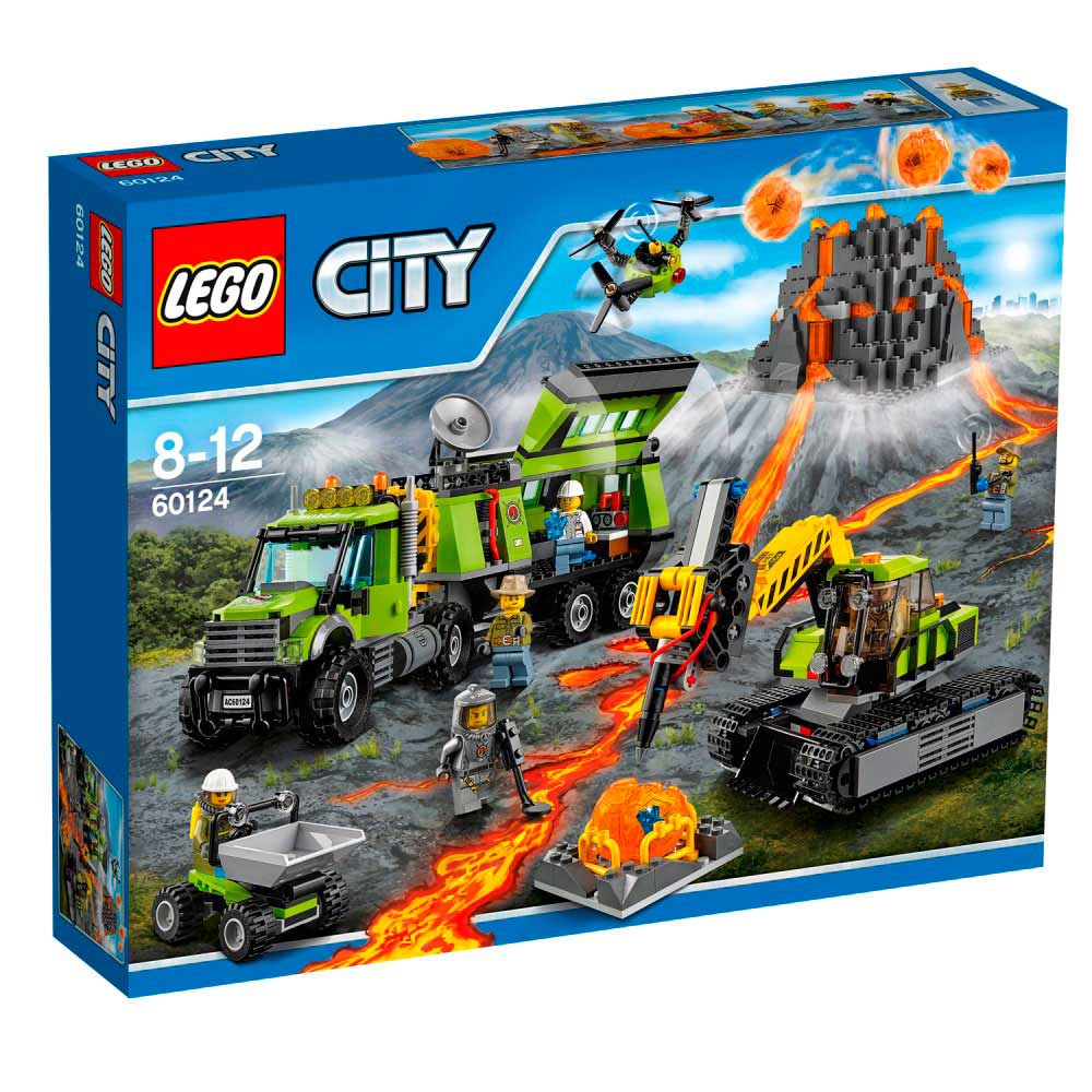 Lego city volcano exploration base