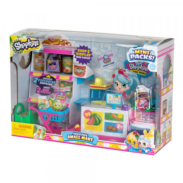 Shopkins pick n pack market set 