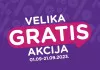 Velika gratis akcija 2023