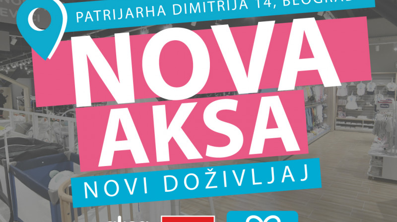 Nova Aksa, novi doživljaj: Otvaramo Aksa prodavnicu u Rakovici!