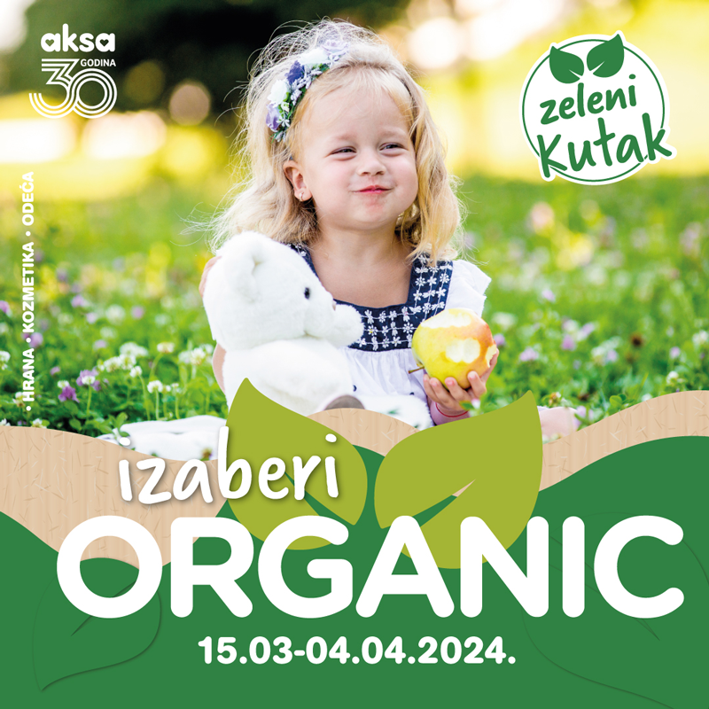 <h3>Izaberi ORGANIK</h3>