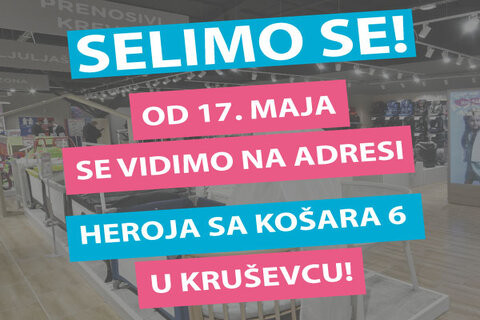<h3>Selimo se! Nova adresa Akse Kruševac!</h3>