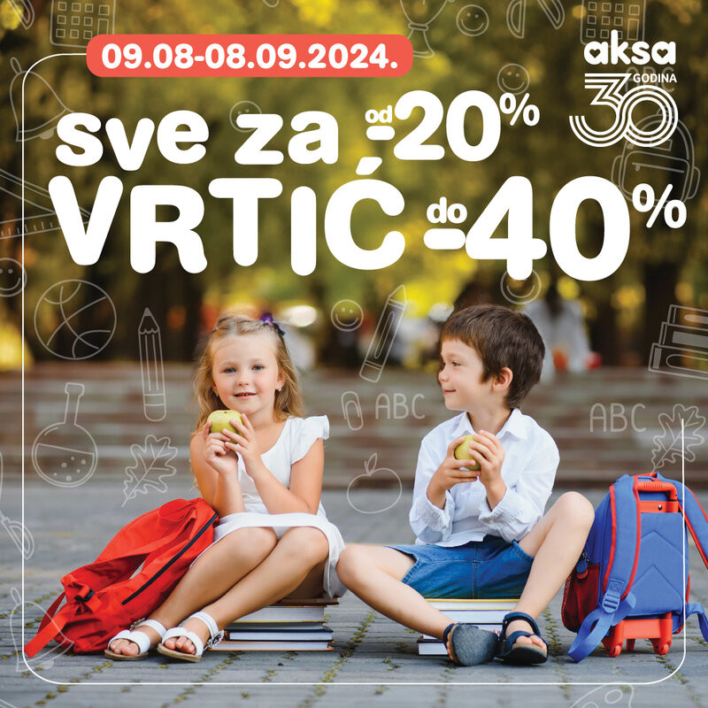 <h3>Sve za vrtić -20% do -40%</h3>