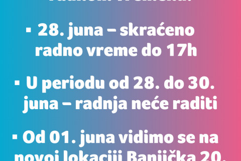 <h3>Selimo se! Aksa Užice na novoj lokaciji!</h3>