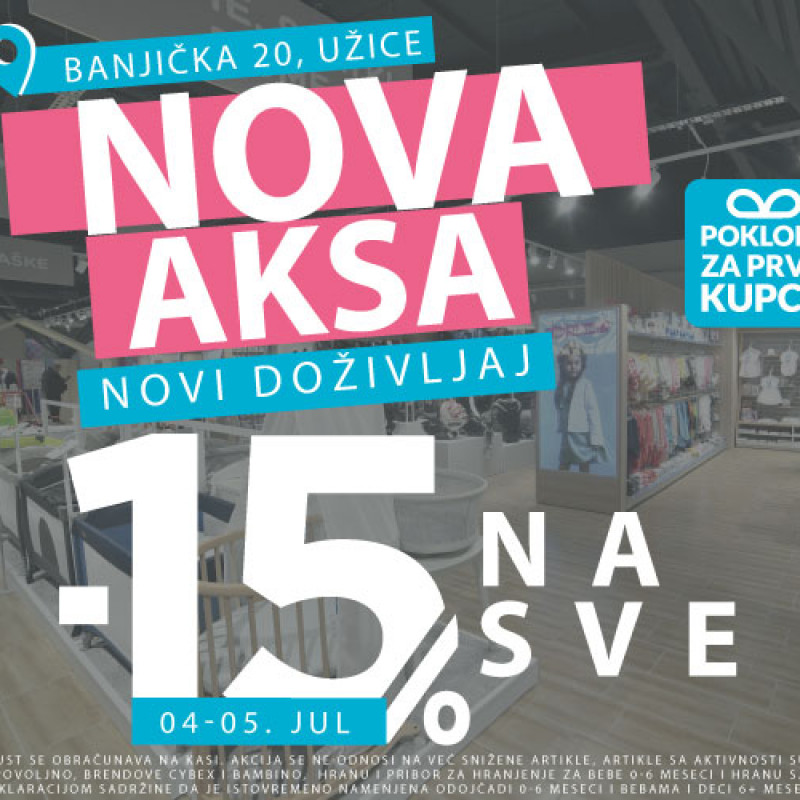 Selimo se! Aksa Užice na novoj lokaciji!