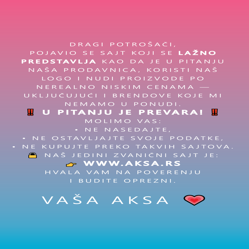UPOZORENJE!