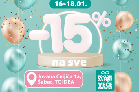 <h3>Selimo se! Aksa Šabac na novoj lokaciji od 16.01.</h3>