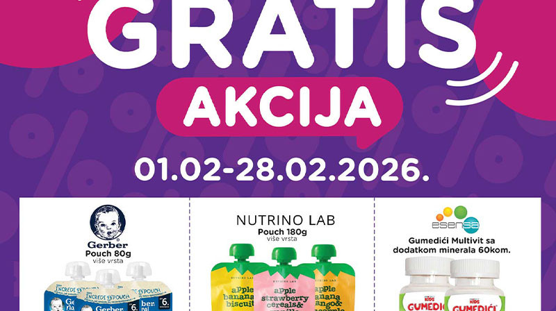 Velika gratis akcija - feb 2026