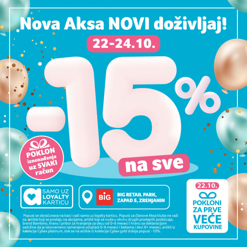 Nova Aksa, novi doživljaj!
