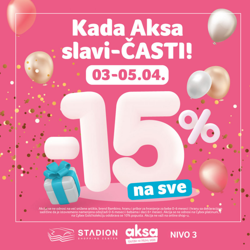 Rođendanska žurka u Aksi!
