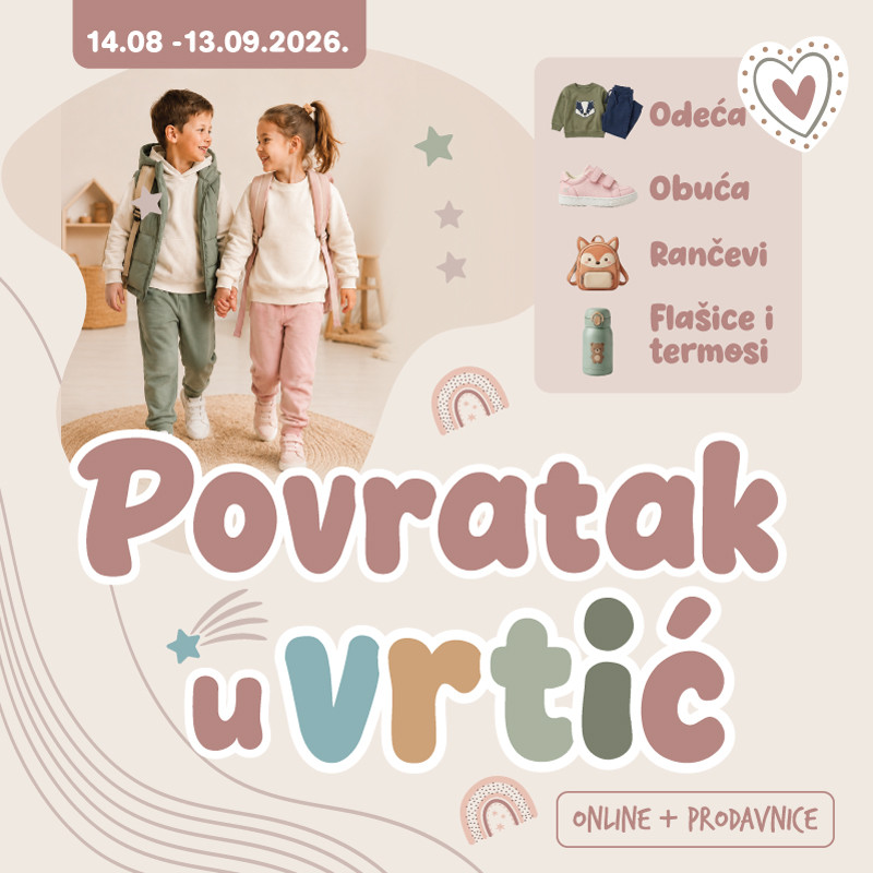 Povratak u vrtić 2026