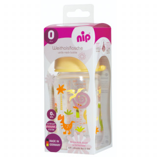 Nip flašica sa širokim otvorom Family Unisex 280ml, silikon, M, 0m+
