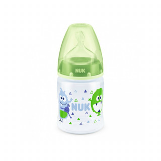 Nuk FC plus plastična flašica, silikon 150ml, 0-6m 