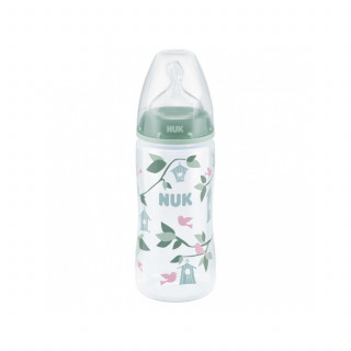 Nuk FC plus plastična flašica, silikon 300ml, 0-6m
