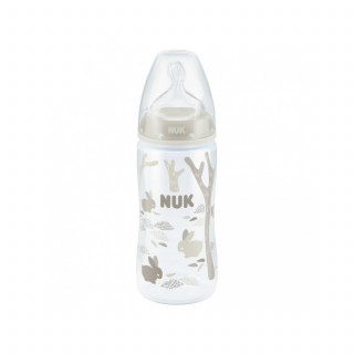 Nuk FC plus plastična flašica, silikon 300ml, 0-6m
