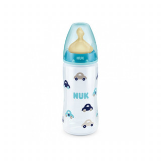Nuk FC plus plastična flašica, kaučuk 300ml, 0-6m