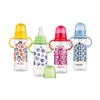Akuku flašica PP 250 ml, silikon ručke