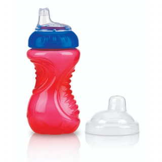 Nuby čaša sa sil. piskom, no spill 9m+, 300ml