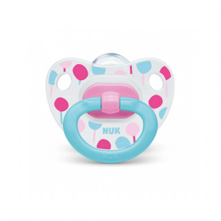 Nuk laža silikon Happy days, 6-18m new