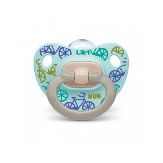 Nuk laža silikon Happy days, 6-18m new