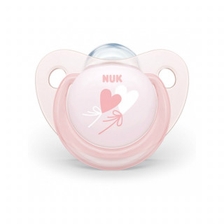 Nuk laža silikon Baby rose, 0-6m new 