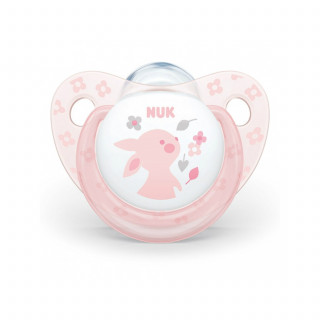 Nuk laža silikon Baby rose, 0-6m new 