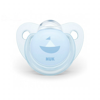 Nuk laža silikon Baby blue, 0-6m new