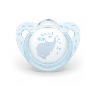 Nuk laža silikon Baby blue, 6-18m new