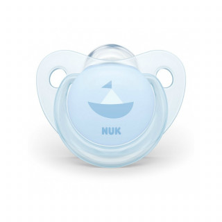 Nuk laža silikon Baby blue, 6-18m new