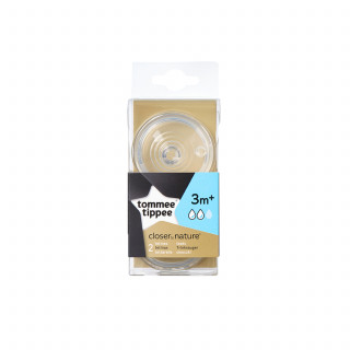 Tommee Tippee silikon cucla S Anticolic 2kom 3m+