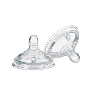 Tommee Tippee silikon cucla S Anticolic 2kom 3m+