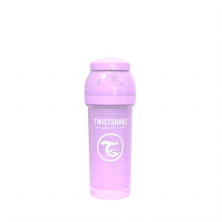 TS flašica anti-colic 260ml pastelna ljubičasta