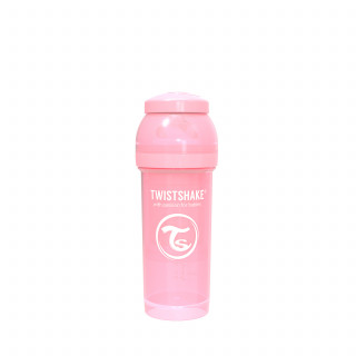 TS flašica anti-colic 260ml pastelna roze