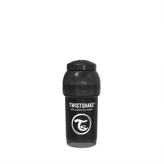 TS flašica anti-colic 180ml crna