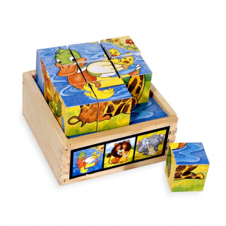 Pino drvene kocke 9 komada